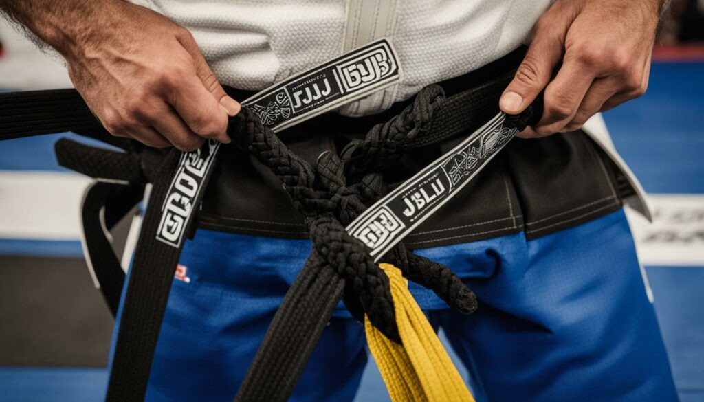 Common mistakes when tying a bjj belt