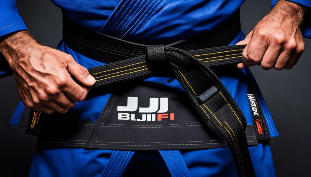Tips for tying a BJJ belt for a secure fit