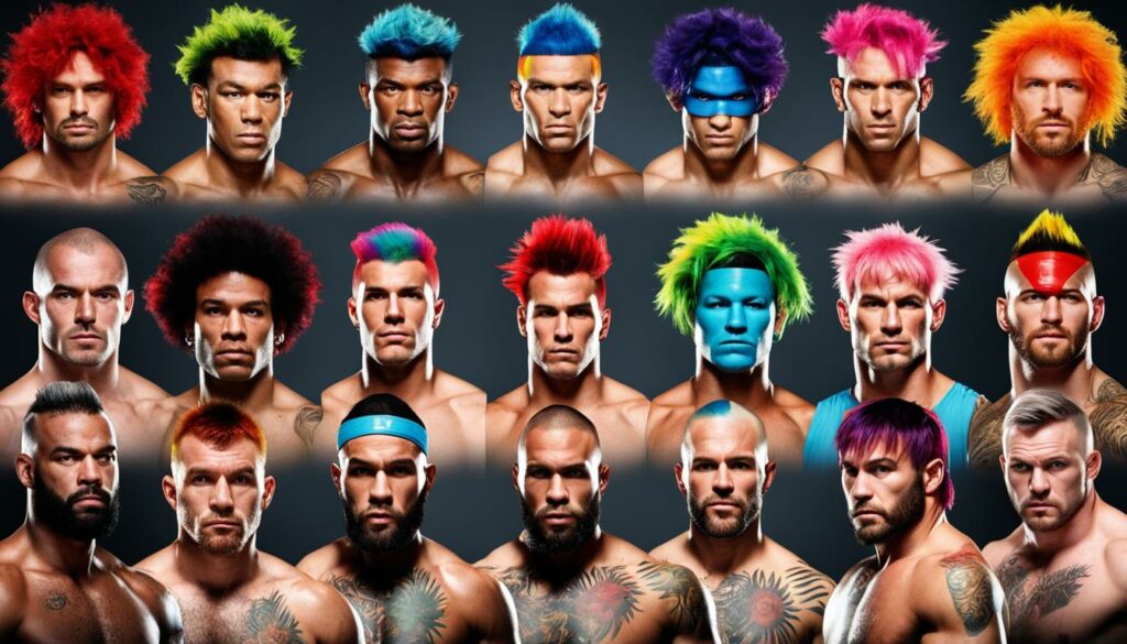 colorful hairstyles