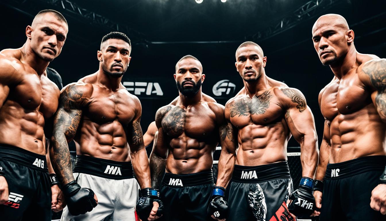 muscular mma fighters